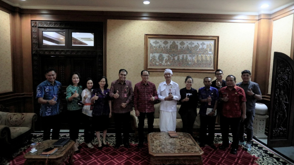 Wabup Ketut Suiasa Terima Audiensi PT. Gojek Tokopedia